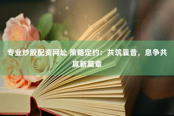 专业炒股配资网址 策略定约：共筑曩昔，息争共赢新篇章